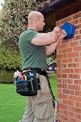 Draper Expert 02985 Heavy-Duty Double Tool Pouch - Blue & Black - Trade Quality view 3