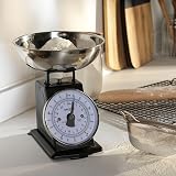 Salter Timeless Mechanical Kitchen Scale 5 kg Analogue Dial Black view 6