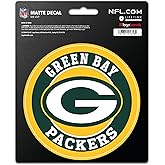 Green Bay Packers NFL Team Logo Vinyl Sticker–Officially Licensed Green Bay Packers 4 Inch Heavy Duty Decal for Indoor or Outdoor–Use for Laptops, Coolers, & Notebooks–Show Your Packers Pride