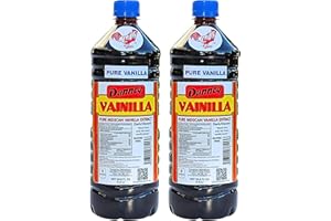 2 X Danncy Dark Pure Mexican Vanilla Extract From Mexico 33oz Each 2 Plastic Bottle Lot Sealed by Danncy