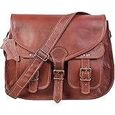 14 Inch Leather Woman Crossbody Purse Leather Shoulder Bag Ladies Satchel Travel Purse Full grain leather