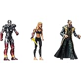 Hasbro Marvel Legends Series Studios The First Ten Years Iron Man 3 Movie Iron Man Mark Xxii, Pepper Potts, The Mandarin 6" Figure 3 Pack (Amazon Exclusive)