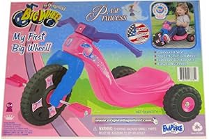 WWW.ORIGINALBIGWHEEL.US My 1st Lil' Princess Big Wheel 9" Trike by The Original Big Wheel with Black Wheels