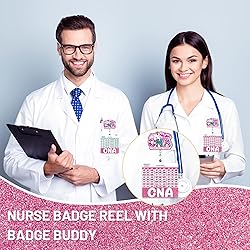 CNA Badge Reel Retractable with Buddy - Certified