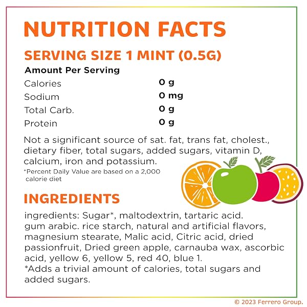 TIC TAC BULK FRUIT ADVENTURE REFILL BAG, ON-THE-GO POCKET-SIZED MINTS, INCLUDES EMPTY REFILLABLE PACK, 17.2 OZ