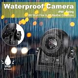 Uzone Wireless WiFi Reversing Backup Camera Magnetic Night Vision IP68 view 3