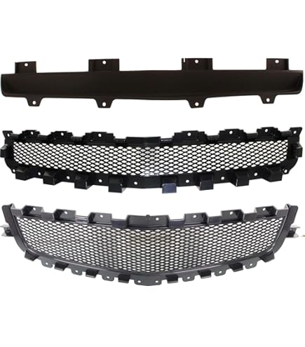 thumbnail image 2 of CarPartsDepot Front Painted Black Shell Grille Assembly 2 of 11
