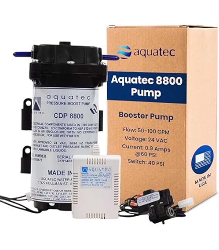 Amazon.com : Aquatec Cdp 8800 Water Booster Pump + Transformer