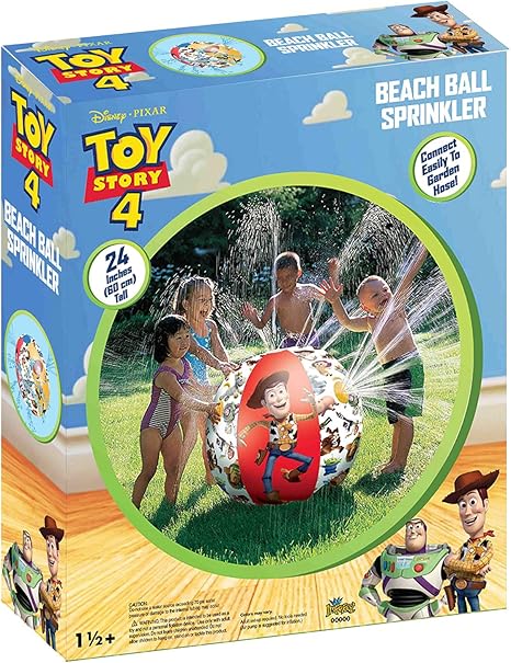 toy story beach ball sprinkler