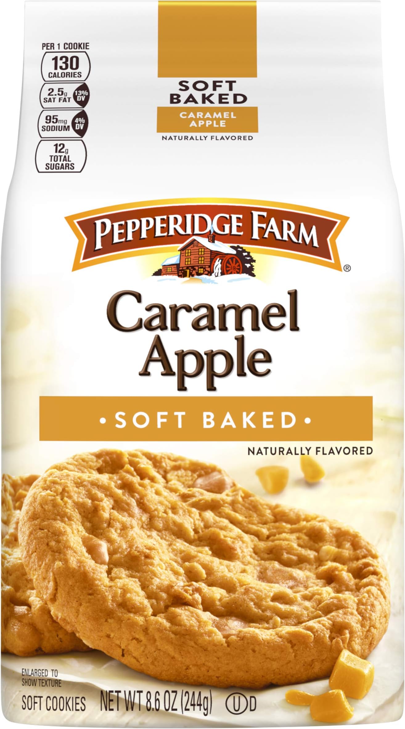 Pepperidge Farm Caramel Apple Pie Soft Dessert Cookies Limited Edition by Pepperidge Farm