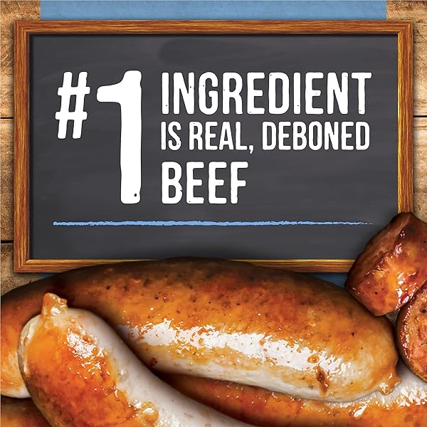 MERRICK CHEWY DOG TREATS, SLOW COOKED BBQ BEEF DOG TREAT CHEWS, CAROLINA STYLE GLAZED SAUSAGE BITES – 10 OZ. POUCH