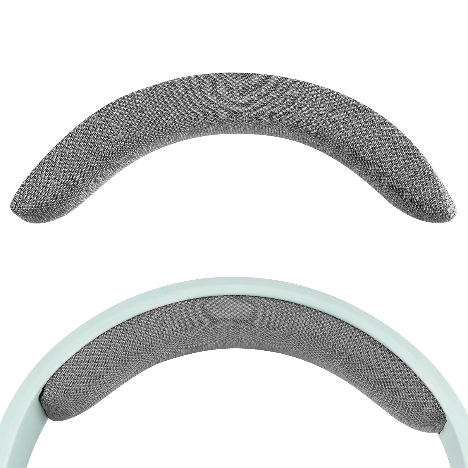 Geekria Mesh Fabric Headband Pad Compatible with Astro Gaming A10 2 Gen, Headphones Replacement Band Repair Part (Grey)