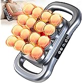 16 Head Massage Gun Deep Tissue - 2026 Upgrade 16-Drive Back Muscle Massager with Adjustable 9 Modes & 9 Levels, Quiet Percussion Massager for Legs, Waist, Back, Buttocks Muscles Pain Relief (Gray)