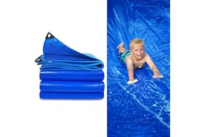 UCandy Lawn Water Slide, Heavy-Duty Water Slide Perfect for Adults and Kids, A Thrilling Water Slide Trap Suitable for Summer Party Outdoor Water Activities in The Backyard Lawn(32.8x9.8 FT)