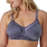 Bali Women's Wireless Lace Bra, Double Support Lace Bras for Women, Stay-in-Place Straps, Full Coverage, Comfortable