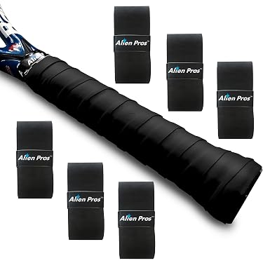 2 Rubans Adhésifs Anti-Dérapants | Noir - 25m X 25mm | Pour Sports Raquette, Hockey, Golf