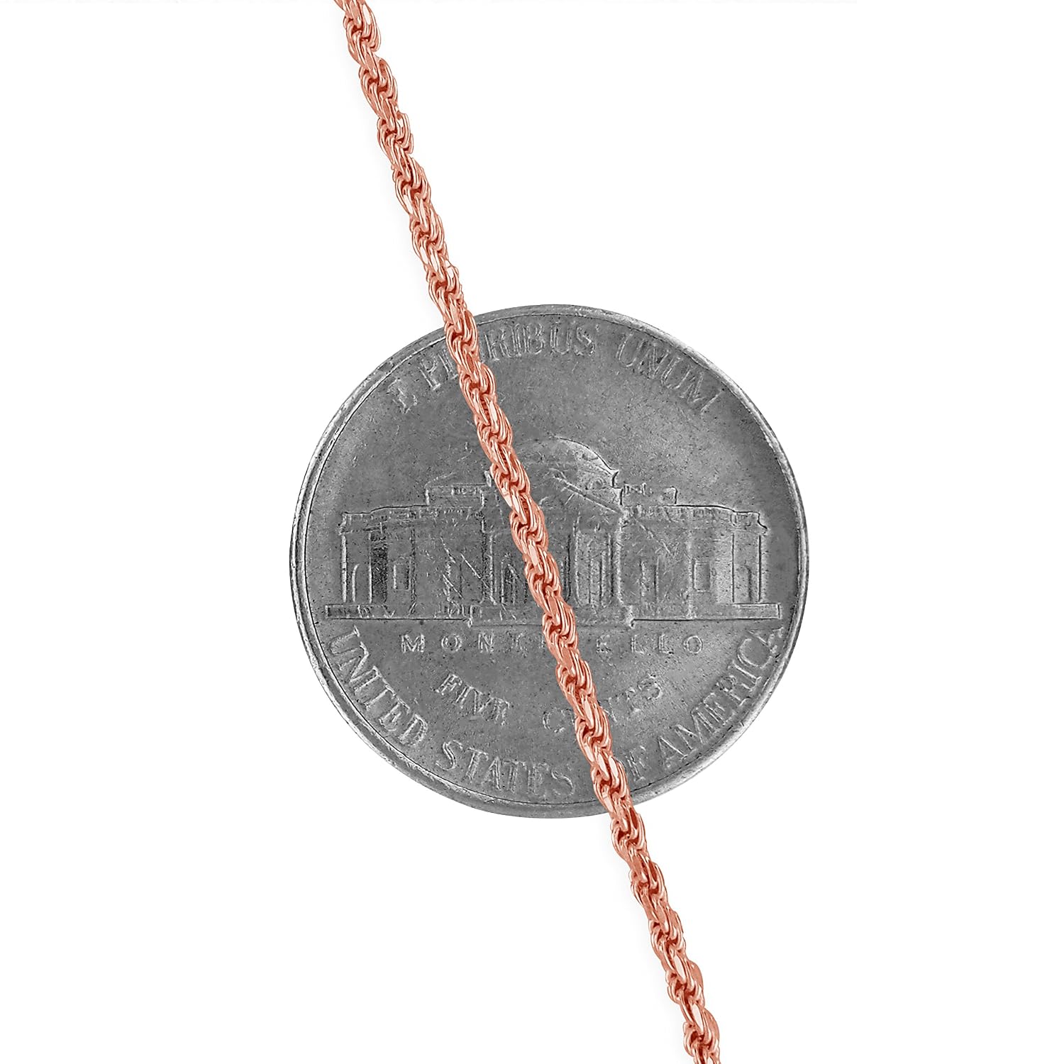 14kt Rose Gold Plated Sterling Silver 