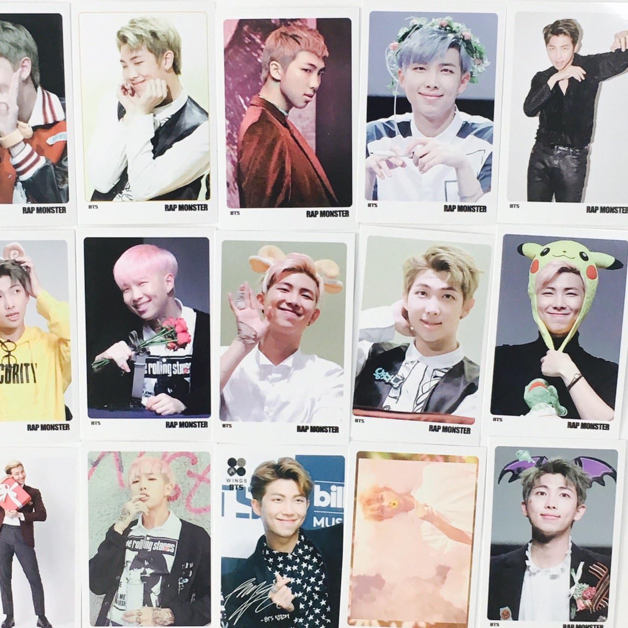 Amazon Com Bts Rap Monster Solo Photocards 56pcs Home Kitchen