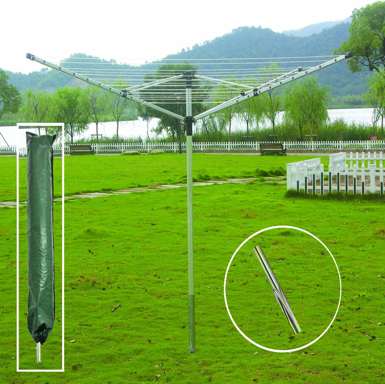 Laundry, Storage & Organisation 4 Arms 40M & 50M Garden Rotary Airer