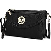MKF Collection Crossbody Bag for Women Wristlet Strap, Vegan Leather Shoulder Bag Handbag Purse by Mia K