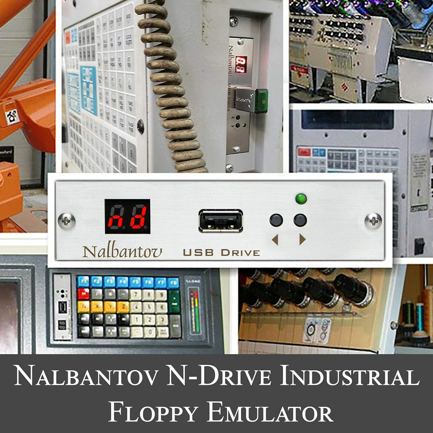 Nalbantov USB Floppy Disk Drive Emulator NDrive Industrial for Tajima TMEDC and