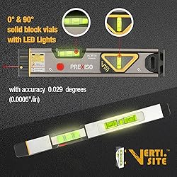 PREXISO 2-in-1 Laser Level 12 in Spirit Level with