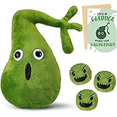 WinnerWhy Gallbladder Plush Set Gall Surgery Recovery Gifts Include Gall Plush with Gallstones Stuffed and Gallbladder Get Well Card Operation Removal Recovery Gift for Gallstones Patient(Green)