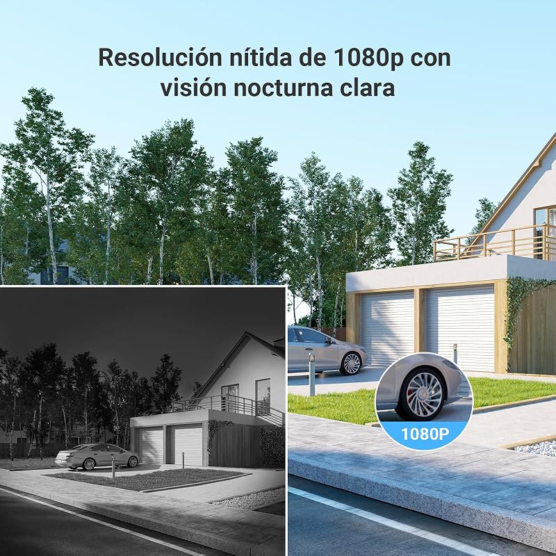 Sistema de Intercomunicador de Vídeo WiFi 1080P, monitor tátil a cores de 7'', campainha de vídeo de 2 fios, destrancamento remoto, áudio bidirecional, banda dupla (2,4/5GHz), design fino, CP5