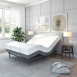 Adjustable Comfort Upholstered Adjustable Bed Base