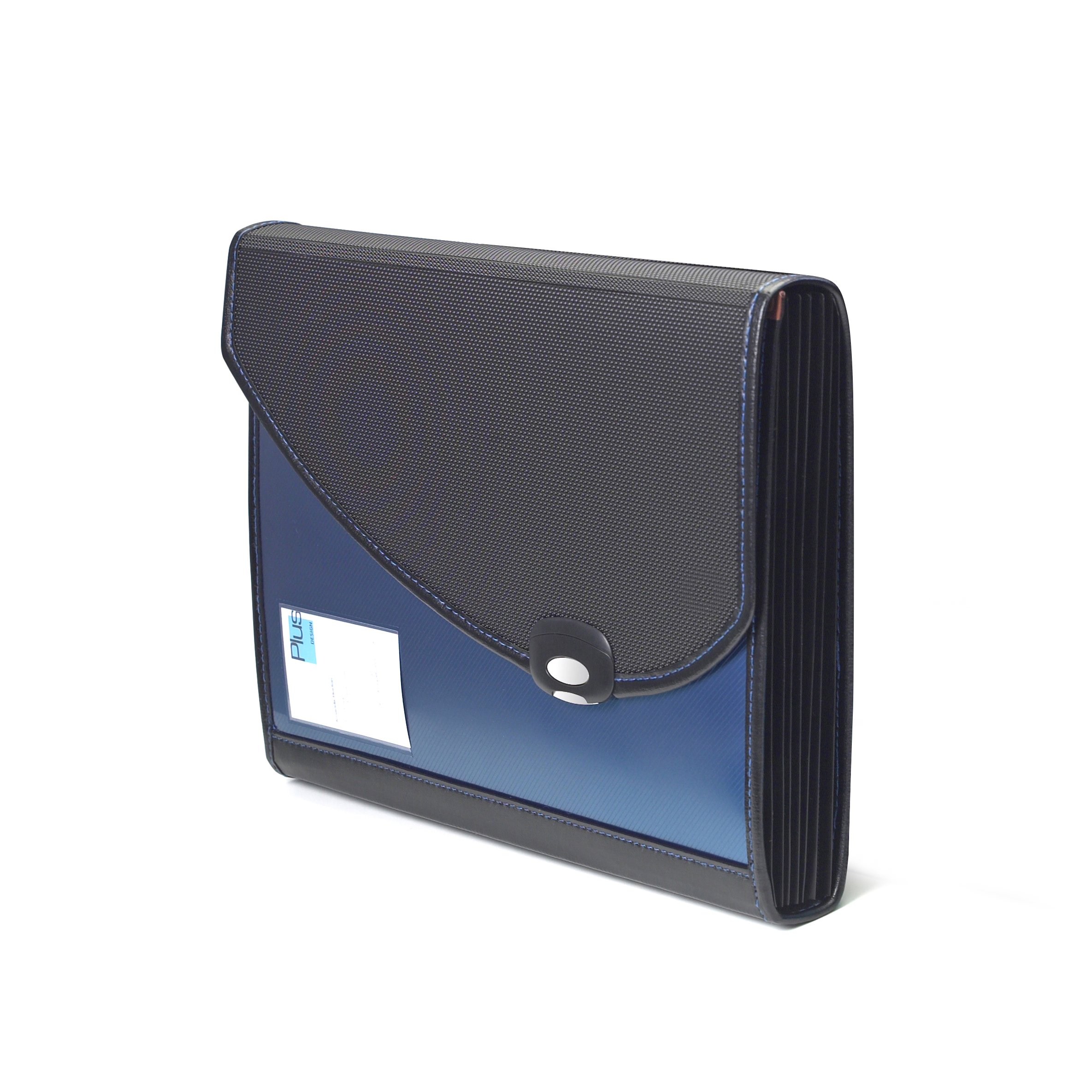 Rapesco 0679 7-Part Business Expanding File Folder with Handle, A4+, Blue