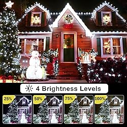600FT 1500 LED Christmas String Lights Outdoor with