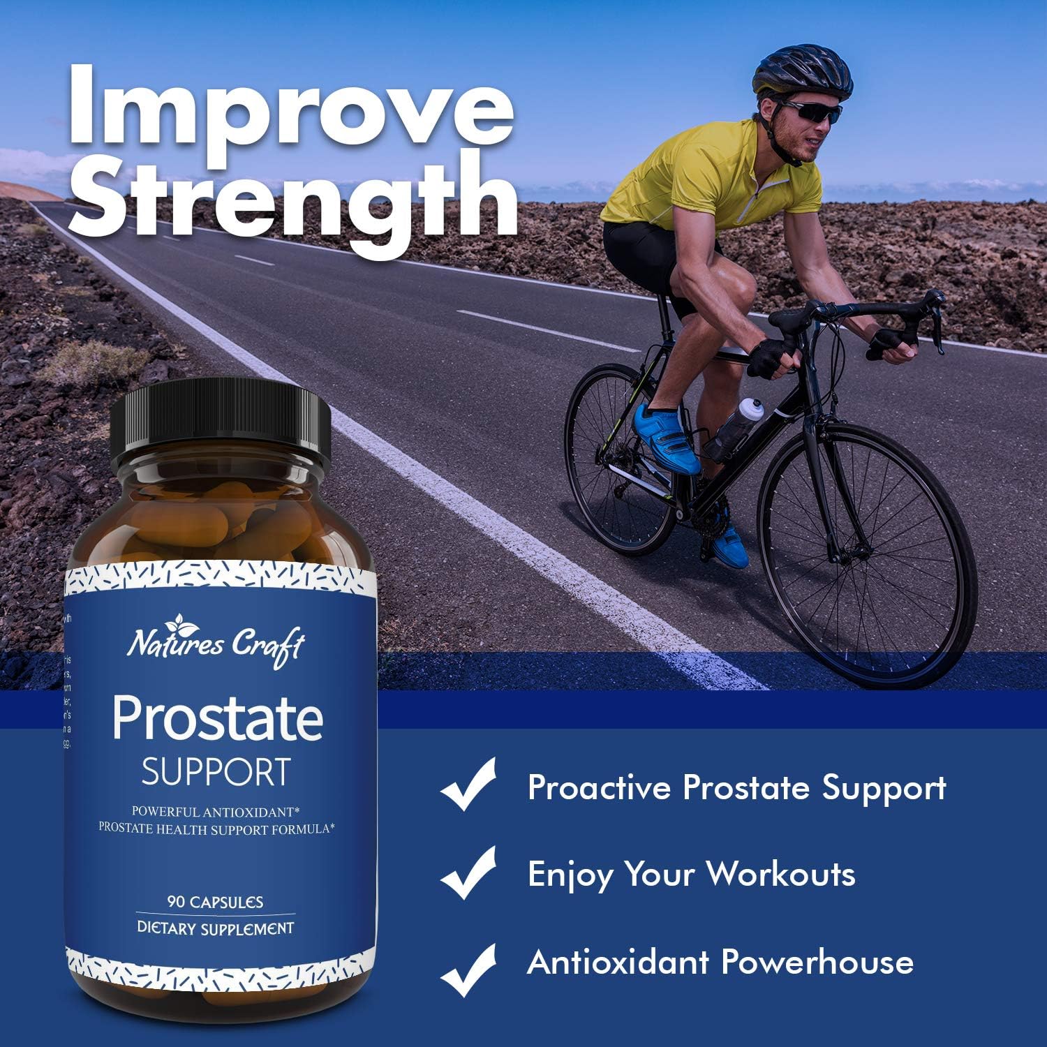 All Natural Prostate Support Health Supplement Pure Extract Pills Best Formula Saw Palmetto Extract Capsules Plant Sterol Complex – Urinary System Boost Vitamins Hair Growth for Men (90 ct): Health & Personal Care