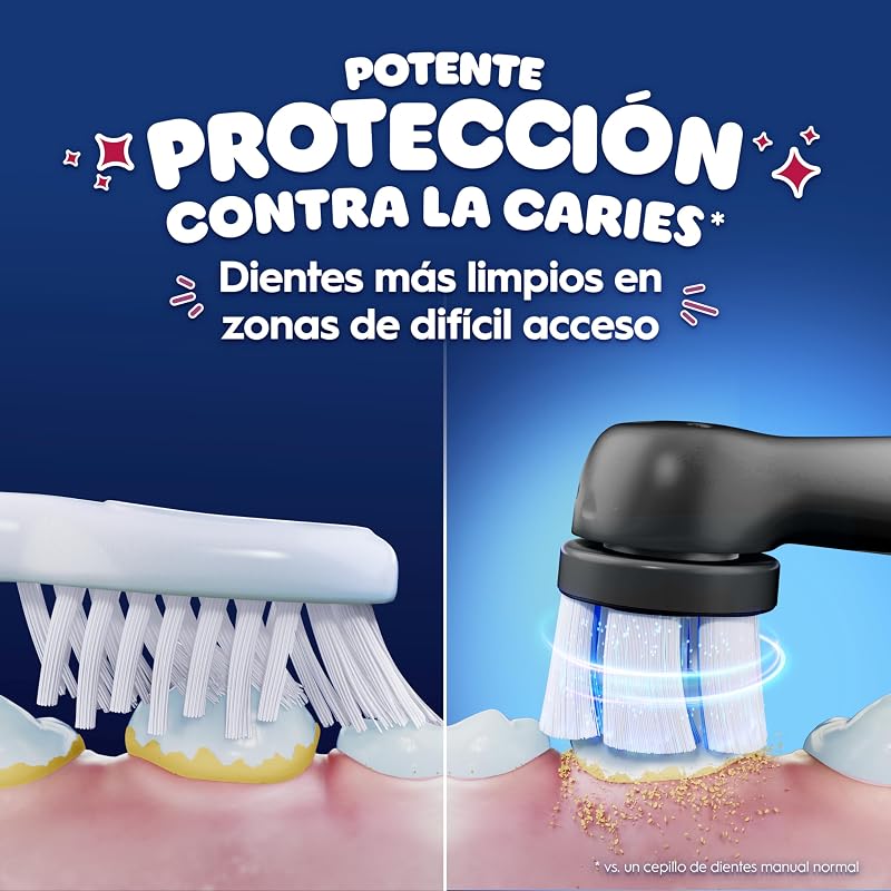 iO Kids Marvel Spiderman Cepillo de Dientes Eléctrico, Niños +6 Años