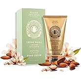 Panier des Sens Almond Hand Cream - Nourishing Shea Butter Hand Cream for Dry Cracked Hands 97% Natural Ingredients - Dermatologically Tested Hand Lotion for Woman Made in France, 2.5 fl oz