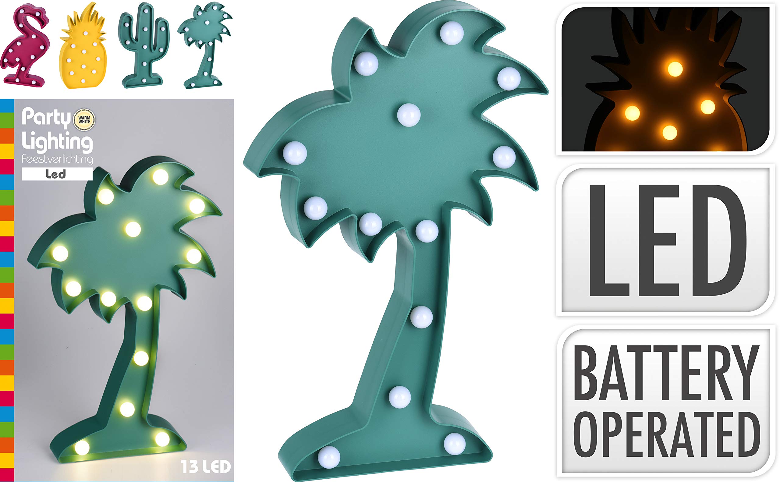 SHINE LED DECORATIVE LED NEON LIGHTS INDOOR LIGHTS ADDING FUN,BRIGHT NIGHT 9 LED CACTUS