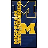 Northwest Michigan Wolverines NCAA Microfiber Beach Towel, Quick-Dry, Soft & Absorbent Lightweight Travel Essentials for Pool or Bath, 30x60 inches