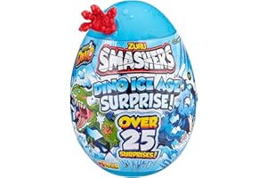 ZURU SMASHERS Smashers Dino Ice Age Pterodactyl Series 3 by ZURU Surprise Egg with Over 20 Surprises! - Slime, Dinosaur Toy, Collectibles, Toys for Boys and Kids (Pterodactyl)