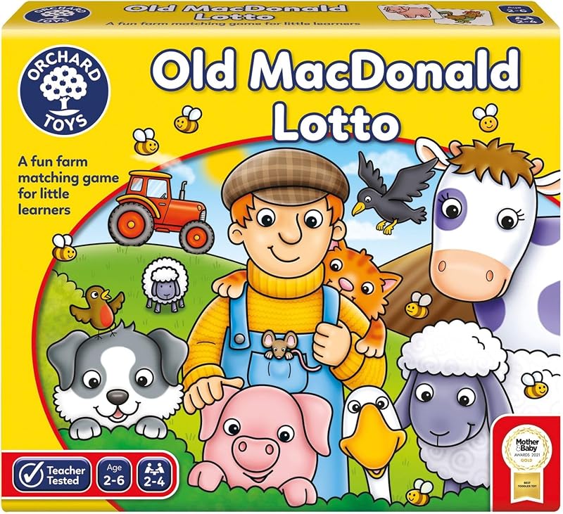 Orchard Toys Old Macdonald Lotto Farm Memory Game 2-6 Years