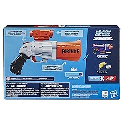 NERF Fortnite SR Blaster - 4-Dart Hammer Action