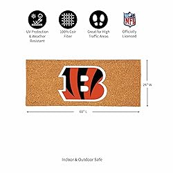 Team Sports America NFL Cincinnati Bengals Coir