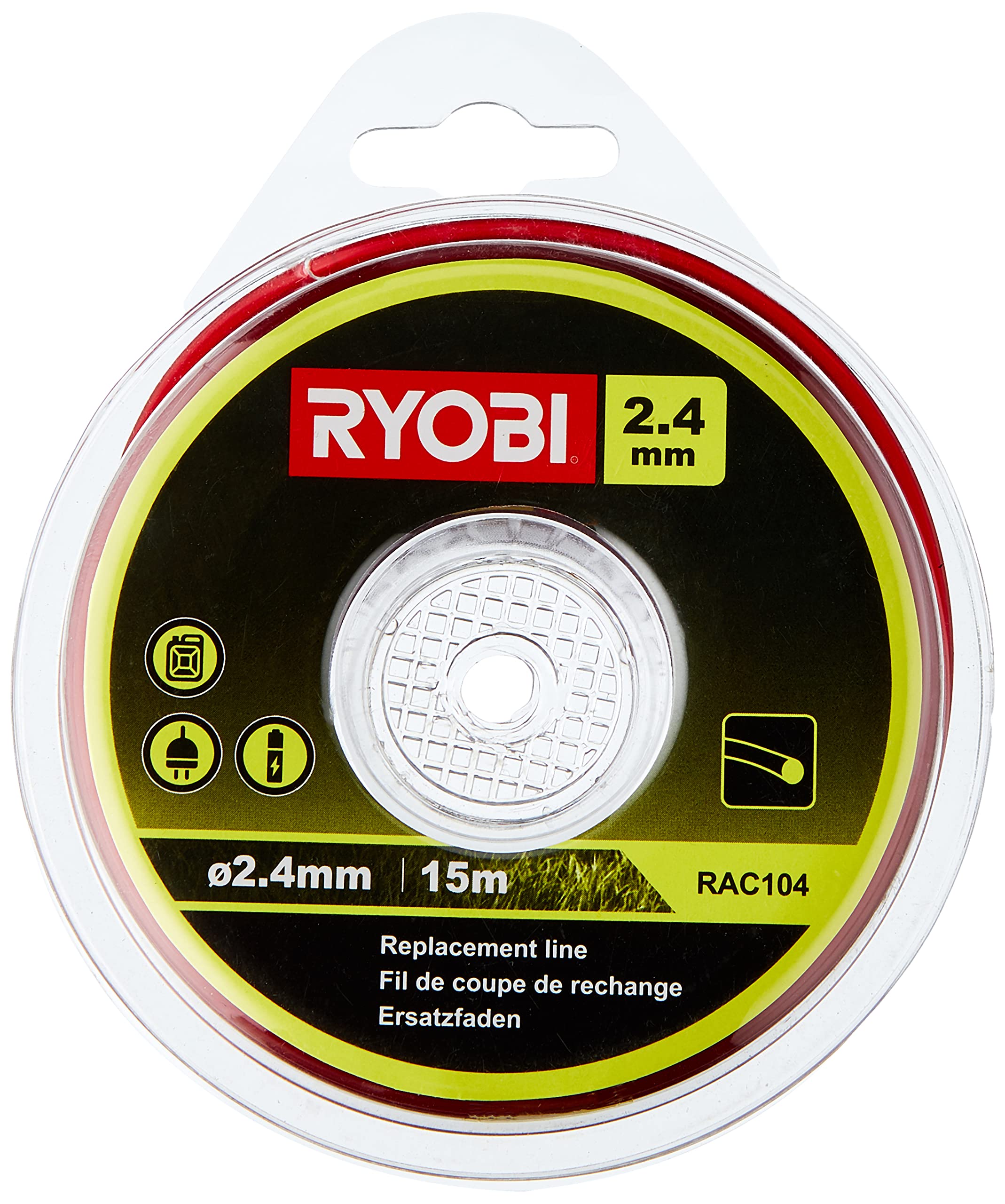 Ryobi RAC104 15m x 2.4mm Cutting Line Compatible with All Petrol Trimmers