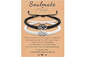 SKIRIFLA Matching Bracelets for Couples Anniversary Couple Gift for Him and Her Matching Couples Bracelets Long Distance Touch Bracelets Relationship Gifts for Boyfriend Husband His and Hers Couples Bracelets