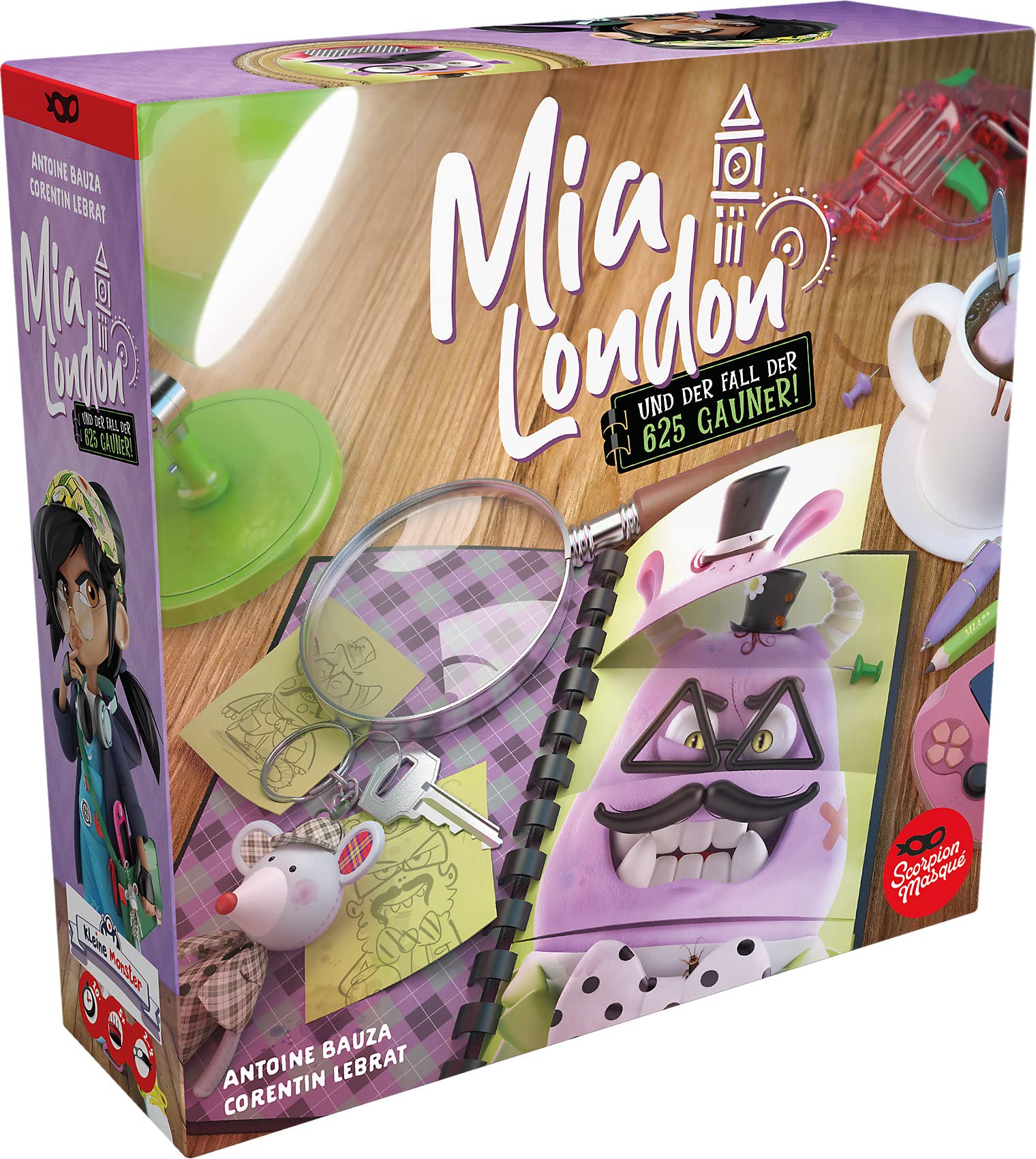 Le Scorpion Masqué Mia London Nominated for Children's Game of the Year 2021, Educational Game, 2-4 Players, from 5+ Years, 10+ Minutes, German