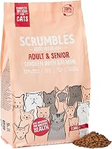 Scrumbles All Natural Dry Cat Food with Chicken and Salmon 2.5 Kg Pink Bag view 4