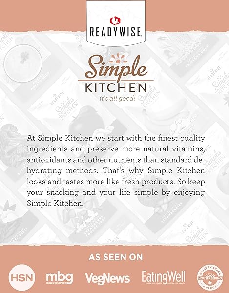 READYWISE SIMPLE KITCHEN HOMESTYLE MASHED POTATOES, 45 SERVINGS – GLUTEN-FREE FREEZE-DRIED MRE FOR EMERGENCY FOOD SUPPLY, LONG-TERM STORAGE, CAMPING, SURVIVAL, AND DISASTER PREPAREDNESS, #10 CAN