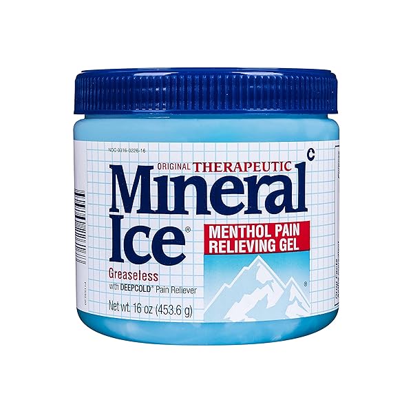 MINERAL ICE – ORIGINAL THERAPEUTIC MENTHOL PAIN RELIEF...
