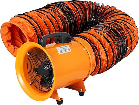 Amazon Com Orangea Utility Blower Fan 8 Inch Portable Ventilator High Velocity Utility Blower Mighty Mini Low Noise With 5m Duct Hose 8 Inch Fan With 5m Hose Kitchen Dining