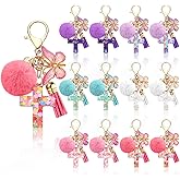 Sureio Cross Butterfly Keychains for Women Christian Resin Keychain Bulk for Mother's Day Backpack Purse Wallet Bag