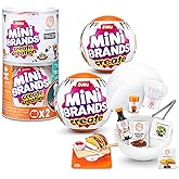 Mini Brands Create MasterChef Series 2 by ZURU (2 Pack) – Real Mini Dishes with Ingredients, UV LED Tool & Recipe Card | DIY Toy Capsule Non-Edible Collectible for Kids, Teens, and Adults.