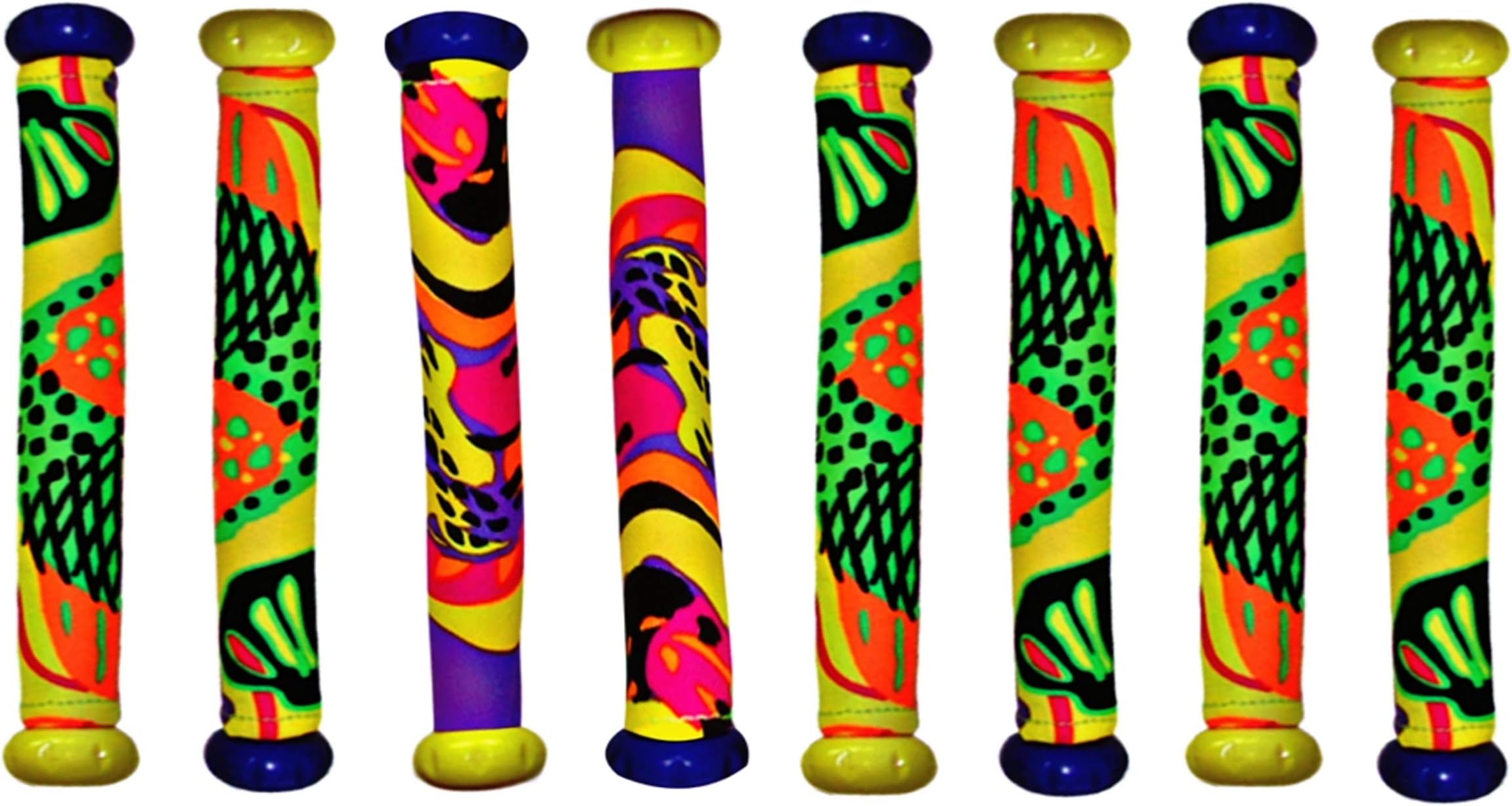Diving Masters Dive Sticks 8 Pack- Orange Red Blue and Green